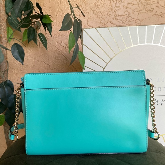 LIKE NEW Tiffany Blue Kate Spade Crossbody - Picture 3 of 5